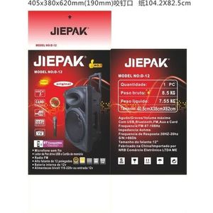 Jiepak Enceinte Bluetooth - Noir - Garantie 2 Mois