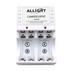 Allight Chargeur 4 Piles Rechargeables - ALLIGHT-A-612- Blanc