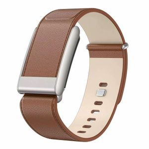 Bracelet en cuir compatible Whoop 5.0 - Marron