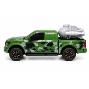 Pick-up Militaire avec Missile – Véhicule de Combat Jouet pour Enfants