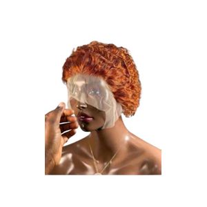 Mode Perruque pixi couleur orangée