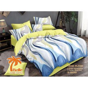 Qualité supérieur Belle Lot de 2 Draps et 2 Taies - Confort et Élégance pour Lit 3 Places