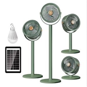 Ventilateur solaire portable sur pied avec LED