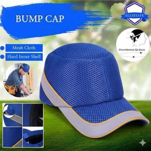Casquette de Sécurité Anti-Heurt Elesesafe – Protection Légère Haute Visibilité