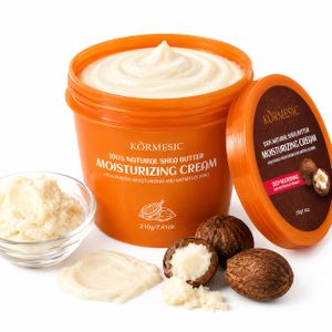 KORMESIC Crème Hydratante Au Beurre De Karité Naturel – Nourrit, Adoucit Et Protège La Peau Sèche - 210 g