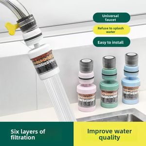 Filtre de Robinet Purificateur – 6 Couches de Filtration – Anti-Calcaire & Chlore