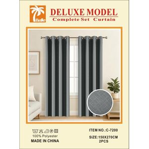 Belle  Lot de 2 Rideaux Occultant Isolés à œillets Pour Chambre Et Salon 