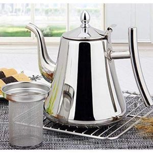 Théière en acier inoxydable