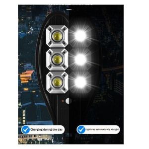 Puissant Lampadaire Solaire étanche Avec Capteur De Mouvement