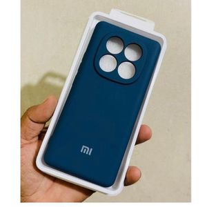 Xiaomi Coque En Silicone Compatible Redmi Note 14 / 14 Pro Plus + 1Antichoc- bleu 