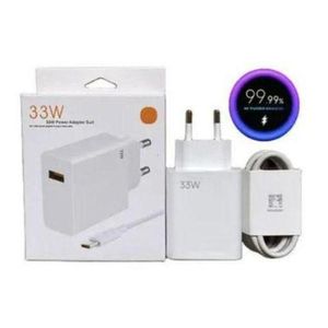 Xiaomi Chargeur Adaptateur Mi 33W - Bout Androïd Turbo Rapide