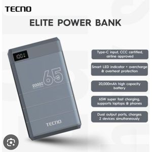 Power Bang tecno elite 65W 20000mah noir 