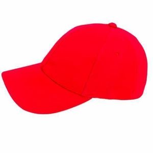 Casquette de Baseball Unisexe - Style Ajustable Minimaliste - Rouge