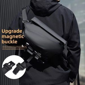 Sac besace pour homme,Sac porté épaule et croisé - Design multi-poches, résistant à l'eau, idéal pour les voyages, sac poitrine