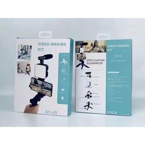 Kit Vidéo Professional avec Microphone Vlog Vidéo Making Kit AY-49