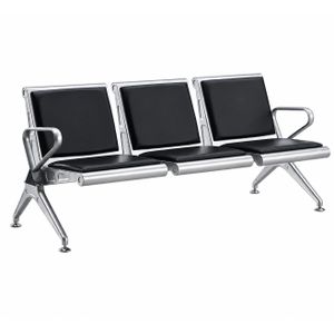 Chaise D'attente 3 Places avec mousse 
