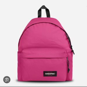 Sac à dos fuschia Eastpak padded en texture toile ultra résistante 