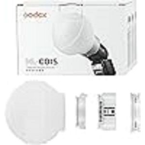 Godox ML-CD15 Dôme De Diffusion Avec 3 Adaptateurs, Kit D'adoucissement De La Lumière Flash Pour Série V1, AD200PRO, V860III-S, TT685S