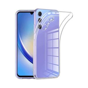 Coque Transparente Compatible Samsung Galaxy A05s + 1 Antichoc - Transparent