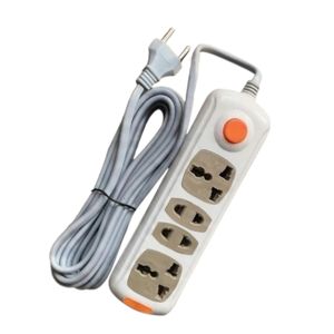 Rallonge Multiprise Électrique Universelle – 4 Prises avec Interrupteur de Sécurité