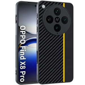 Coque Oppo Find X8 Pro Noir Jaune
