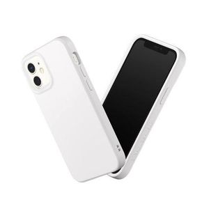 Coque En Silicone Compatible iPhone 12 Mini avec 1 antichoc - Blanc