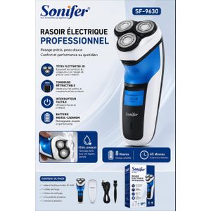 Rasoir Électrique Professionnel Sonifer SF-9630 – Rechargeable