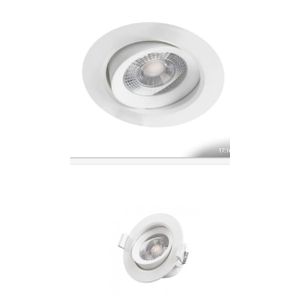 Spot LED encastrable orientable 7w 
