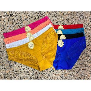 Kits De 6 Culotte En Polyester Dentelle Multicolore HG