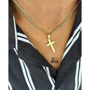  Chaîne chic Homme médaille Croix