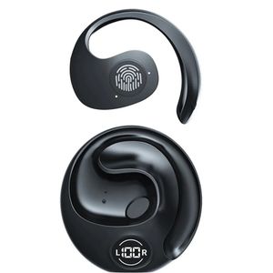 Ouch Clip Affichage Numérique Bluetooth Casque 5.3-JR- Noir