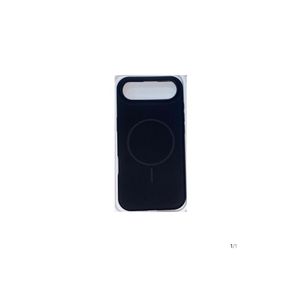 Coque en silicone magsafe compatible iPhone 17 air avec Antichoc noir