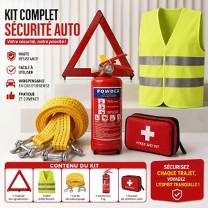 Kit Complet de Sécurité Automobile 5-en-1