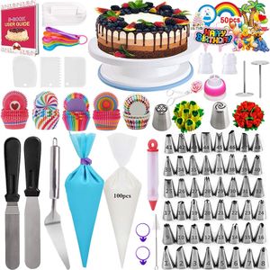 322 Pièces Décoration De Gâteau Fournitures De Décoration De Gâteaux En Acier Inoxydable