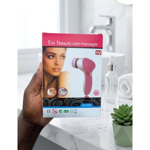Appareil de Massage et Nettoyage Facial Électrique 5-en-1 – Pour une Peau Éclatante et Purifiée