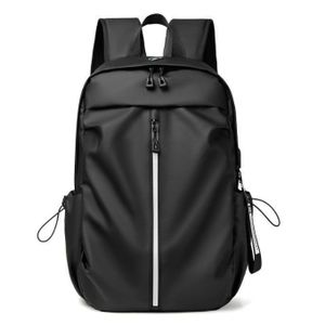 Sac à dos simple, couleur unie, tendance, pour homme, multifonction, idéal pour les loisirs