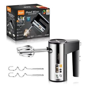 RAF Mixeur Électrique 25000RPM à Main - 5 Vitesses, Acier Inoxydable