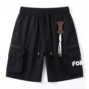 Short Cargo Homme Style Streetwear Bermuda Multi Poches Zippées
