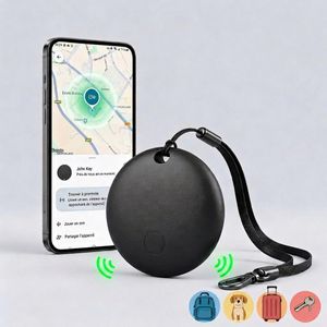 Mini Traqueur GPS Connecté – Compatible iPhone (Apple Find My) & Android (Google Find Hub) - Balise Anti-Perte Sans Abonnement