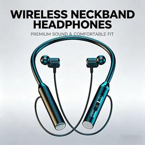SUNDASELF Collier casque Lite Call - Casques sans fil Bluetooth, 30 heures de lecture, légers et portables - Noir