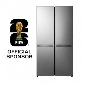Hisense REFRIGERATEUR COMBINE AMERICAIN – RC-68WC4SA - 4 PORTES - 582 LT - NOIR GRIS - DUAL TECH COOLING