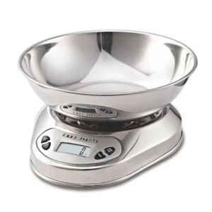 Balance Électronique Cuisine Inox avec Bol