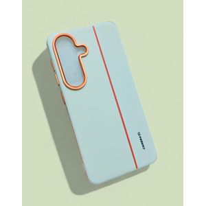 Coque Samsung S26 blanc orange 