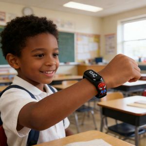 Montre LED pour enfants, motif Spider-Man, bracelet en silicone ajustable, montre de sport à l'effigie d'un personnage de dessin animé mignon, idéale pour les garçons de 3 à 10 ans.