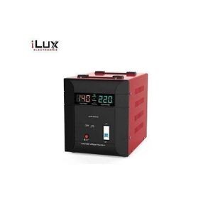 Ilux Stabilisateur Automatique Numérique 3000VA - Rouge Garantie 24 Mois