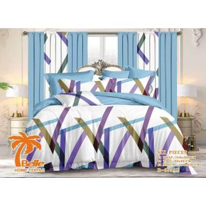 Belle Lot de 2 Draps et 4Taies - Confort et Élégance pour Lit 3 Places