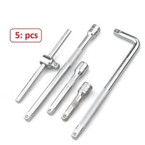 Jeu De Clés à Douille à Cliquet, Outil De Douille, Poignée De Type L, 5 Pcs