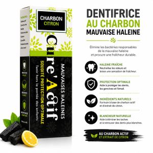 Bio Dentifrice Charbon Citron – Mauvaise Haleine