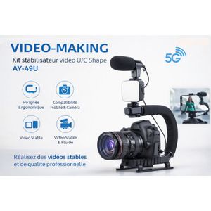 Kit Stabilisateur Vidéo AY-49U - U/C Shape