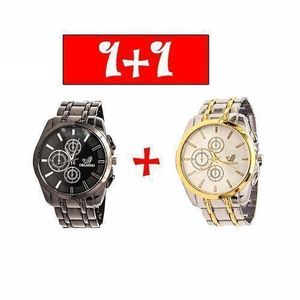 Orlando Montre Homme - Doré/Blanc+Montre Homme - Noir